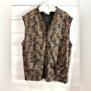 ❣️🤎DORIS STREICH – Zigzag Knit Vest 48